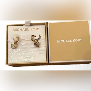 Michael Kors Gold Heart Pendant NWT